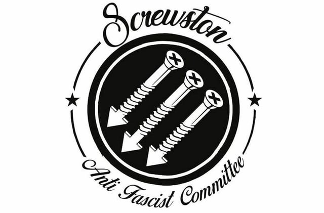 Ein Logo mit Schrauben
