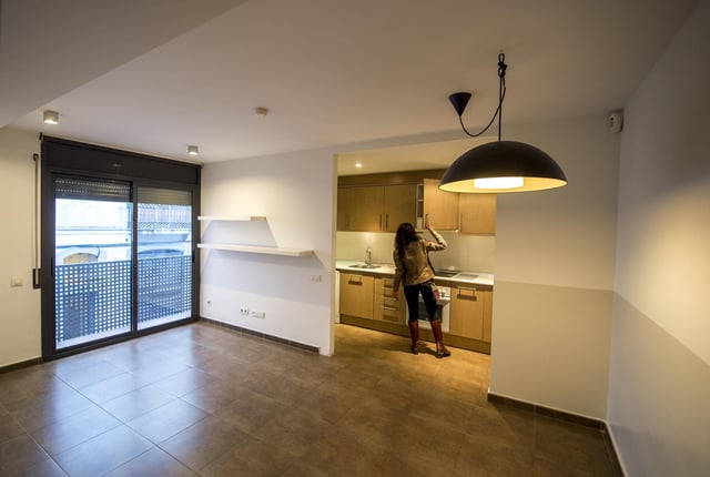Una vivienda de Barcelona, en una imagen de archivo.