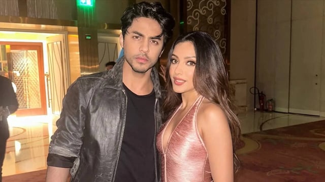 Sahher Bambba with Aryan Khan