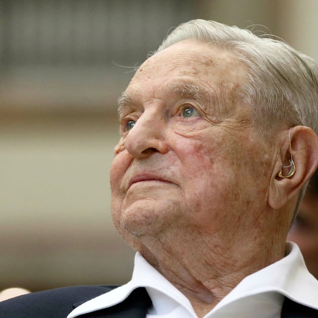 FILE - In this June 21, 2019, file photo, George Soros, Founder and Chairman of the Open Society Foundations, looks before the Joseph A. Schumpeter award ceremony in Vienna, Austria.  The richest 25 Americans pay less in tax — 15.8% of adjusted gross income — than many ordinary workers do, once you include taxes for Social Security and Medicare, the nonprofit investigative journalism organization ProPublica found, Tuesday, June 8, 2021. (AP Photo/Ronald Zak, File)
