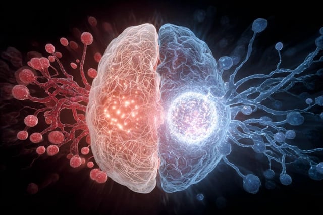 This psychoactive compound also inhibited the production of inflammatory cytokines in brain endothelial cells and peripheral immune cells, while reduced the activation of brain microglia cells through Sigma-1 receptors. Credit: Neuroscience News