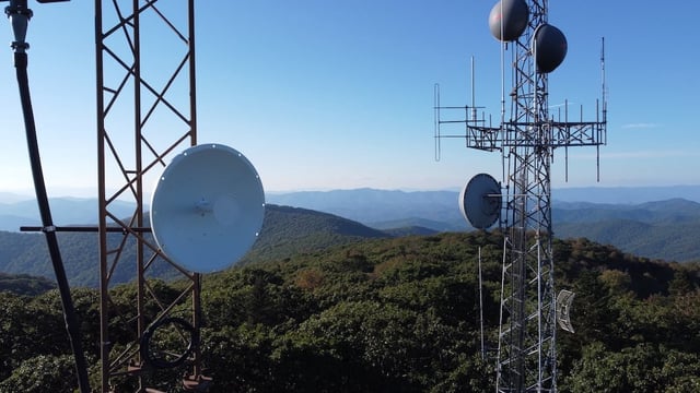 A Blue Ridge Public Radio transmitter in Macon County, N.C.