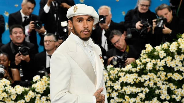 Lewis Hamilton was one of the attendees at this year’s Met Gala in New York