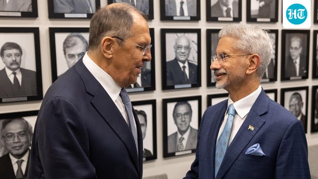 Russia foreign minister Sergey Lavrov and external affairs minister Jaishankar hold a meeting on the sidelines UN General Assembly