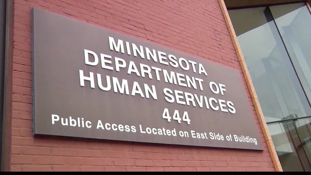 FILE - The exterior of the Minnesota Department of Human Services building. (KSTP-TV)