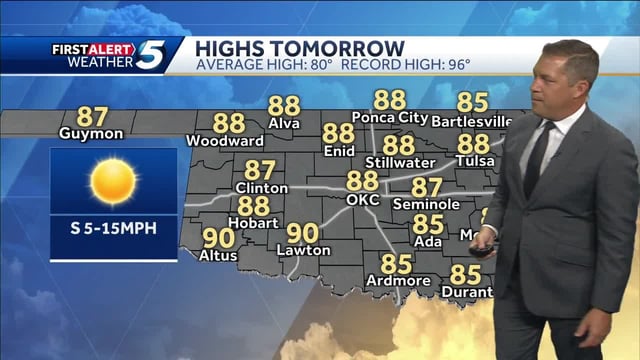 Chief Meteorologist Damon Lane shows the warm weather rolling in this weekend