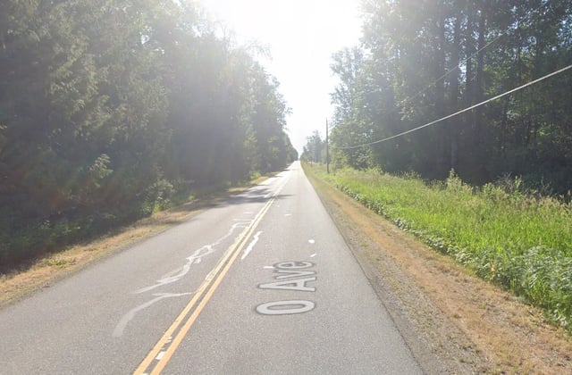 0 Avenue in Abbotsford runs along the Canada-U.S. border.