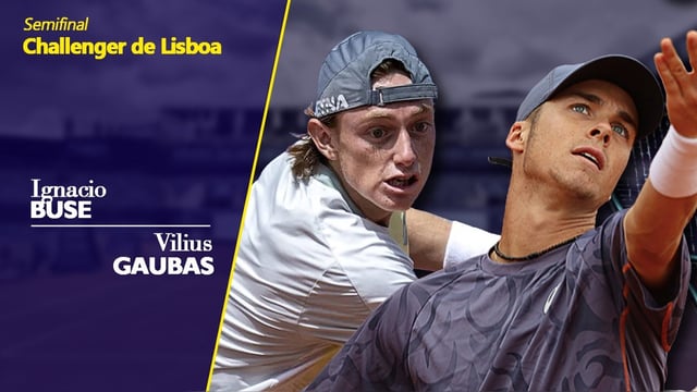 Ignacio Buse vs Vilius Gaubas EN VIVO | Guía de TV Challenger de Lisboa.