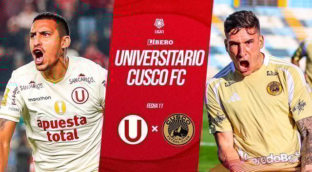 Universitario vs Cusco FC EN VIVO por Liga 1: a qué hora juega, pronóstico, alineaciones y dónde ver
