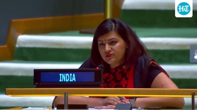 First secretary in India’s Permanent Mission to the UN Petal Gahlot. 