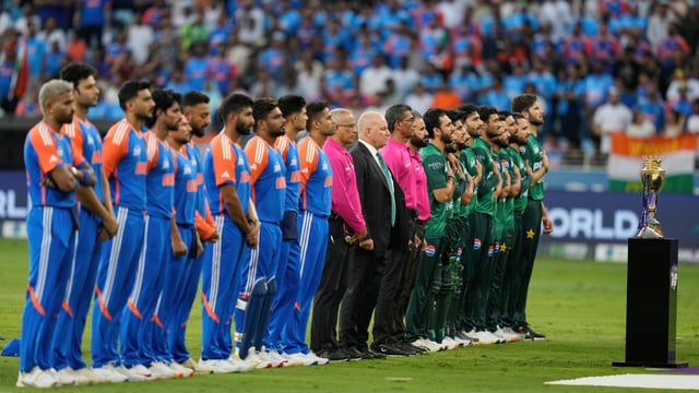 India Pakistan Asia Cup 2025 national anthem ap