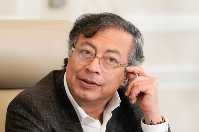 El presidente colombiano, Gustavo Petro, durante un consejo de ministros, en Bogotá, Colombia, el 15 de septiembre de 2025. (Foto de la Presidencia de Colombia / EFE)
