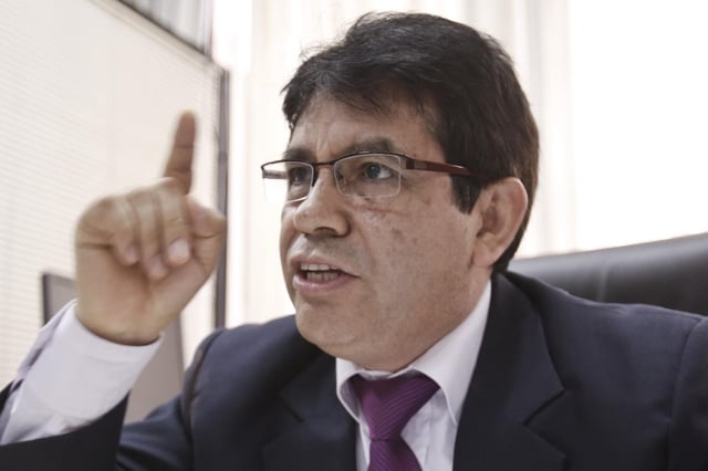 El fiscal interino, Tomás Gálvez, dio por terminada las designaciones de los fiscales adjuntos supremos ligados a los casos 'Culebra' y 'El Diablo'. Foto: GEC
