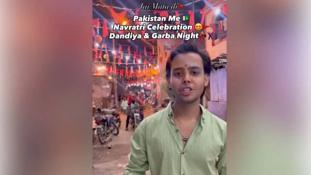 Indian Festival Takes Over Pakistan! Viral Navratri Celebration Videos Spark Online Buzz