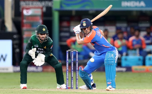 Cricket - Asia Cup - Group A - India v Pakistan - Dubai International Cricket Stadium, Dubai, United Arab Emirates - September 21, 2025 India's Shubman Gill in action REUTERS/Satish Kumar/File Photo