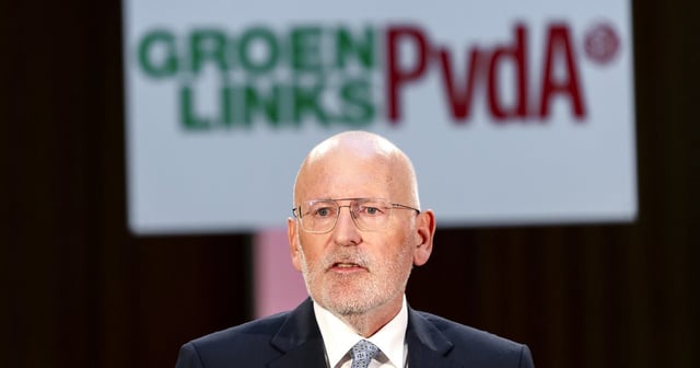 Frans Timmermans tijdens de presentatie van het concept-verkiezingsprogramma