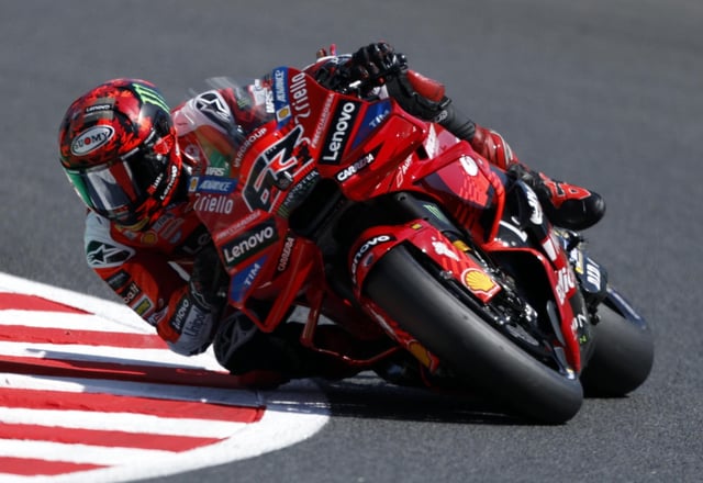 Francesco Bagnaia, en el circuito de Motegi.