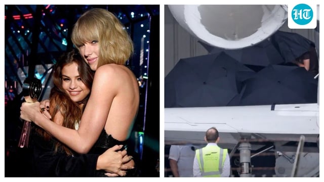 Taylor Swift arrives in Santa Barbara for Selena Gomez's wedding to Benny Blanco, staying in a private rental for security. Guests will be transported to a secret ceremony at a luxury location, with A-list attendees expected.
