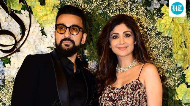 Actor Shilpa Shetty Kundra with husband, businessman Raj Kundra