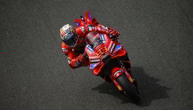 Marc Márquez (Ducati), tercero hoy, en Motegi, ya tiene el título a su alcance mañana en Japón.