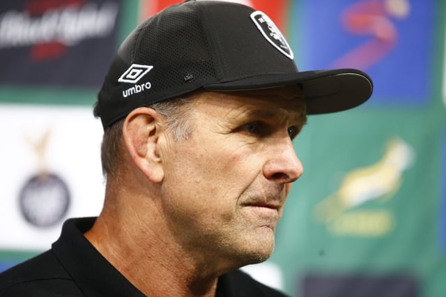 DURBAN, SOUTH AFRICA - SEPTEMBER 05: John Plumtree (Head Coach) of the Hollywoodbets Sharks during the Carling Currie Cup match between Hollywoodbets Sharks and Airlink Pumas at Hollywoodbets Kings Park Stadium on September 05, 2025 in Durban, South Africa. (Photo by Steve Haag Sports/Gallo Images)