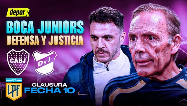 Boca vs Defensa y Justicia por la Liga Profesional. (Diseño: Christian Marlow)