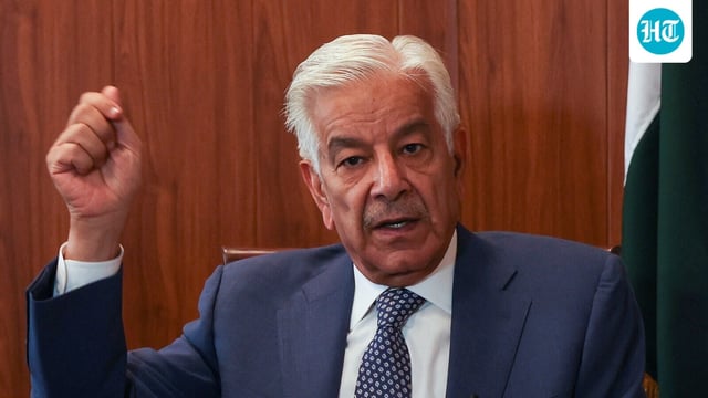 Pakistan's Defence Minister Khawaja Muhammad Asif. 