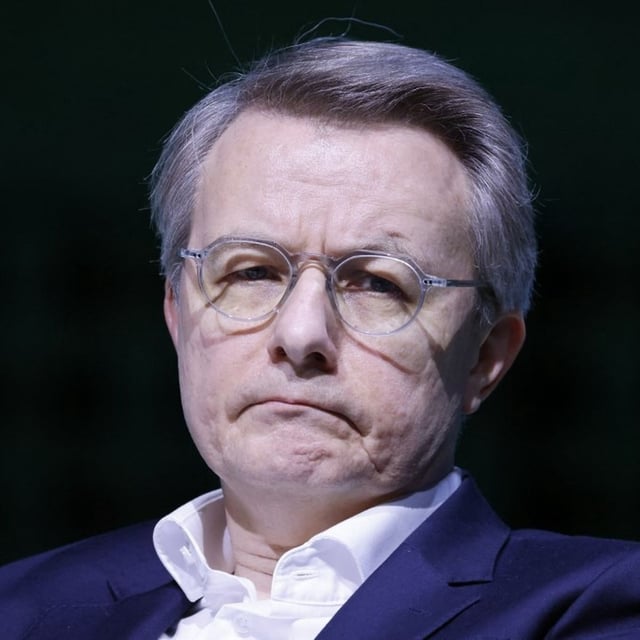 Dominique Schelcher, PDG de Coopérative U, le 25 mars 2025.