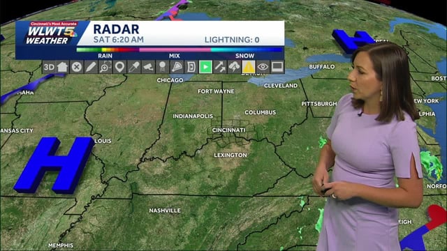 Great weather takes over for the weekend in Cincinnati. We stay mainly dry into next week.
