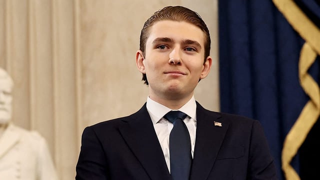 Die Trump-Familie ist laut Forbes aktuell 10 Milliarden Dollar schwer, Barron holt auf.