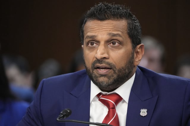 FBI Director Kash Patel testifies in front of the Senate Judiciary Commitee in Washington, D.C., on Sept.16, 2025.