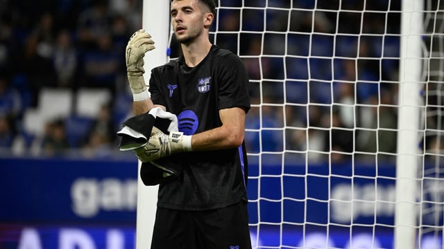 Verletzt: Barca-Keeper Joan Garcia