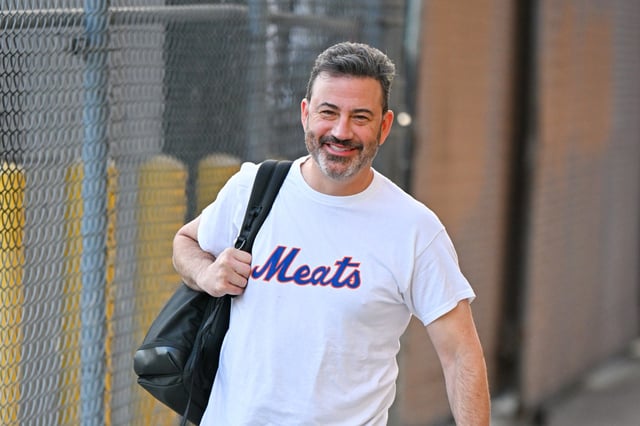 Jimmy Kimmel is seen on October 14, 2024 in Los Angeles, California.  (Photo by PG/Bauer-Griffin/GC Images)