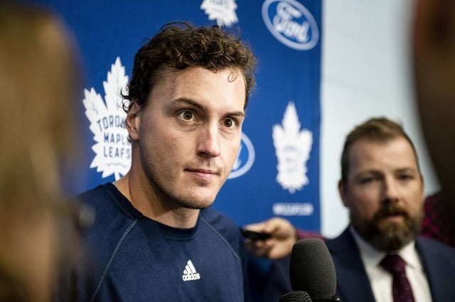 Toronto Maple Leafs defenceman Tyson Barrie (THE CANADIAN PRESS/Christopher Katsarov)
