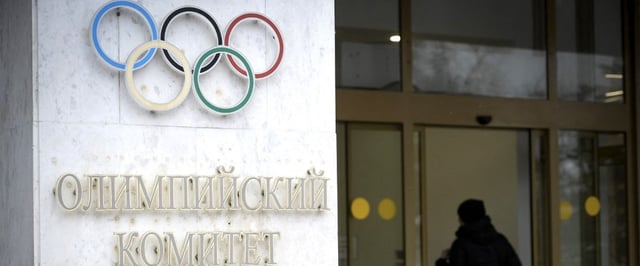 Le siège du Comité olympique russe, à Moscou.