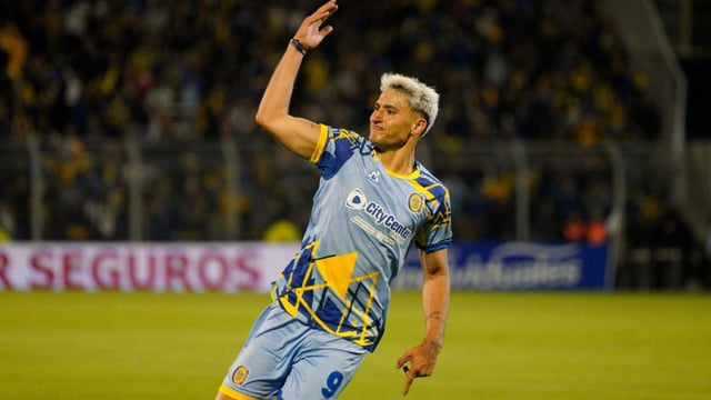 Alejo Veliz, uno de los dos goleadores de Central en el Clausura.