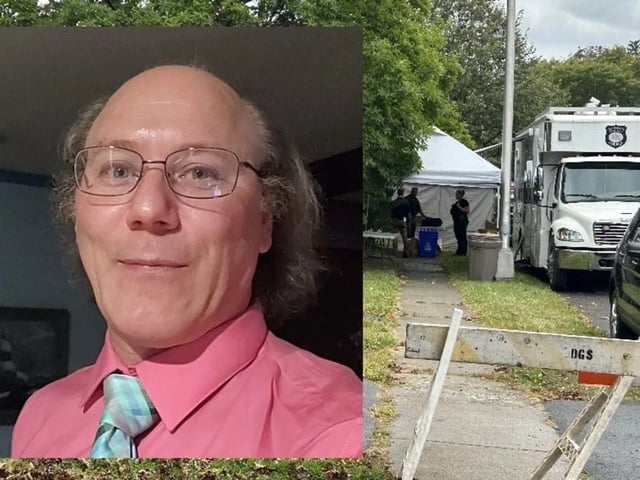Lorenz Kraus confesó en televisión haber asesinado a sus padres y luego los enterró en el jardín de su casa. Foto: CBS6 Albany