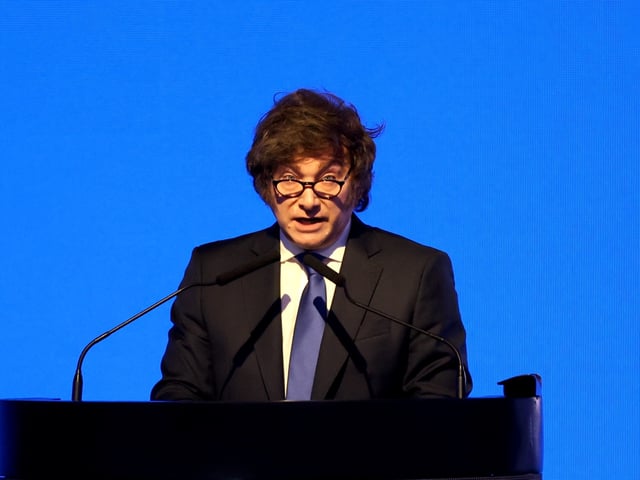 En su primera aparición pública luego de viaje por EE.UU el presidente la Nación Javier Milei visita Feria Internacional Turismo Rural 27 Septiembre 2025 Ciudad Autónoma Buenos Aires Argentina. FOTO Francisco Loureiro - FTP CLARIN IMG_7283.JPG Z Invitado