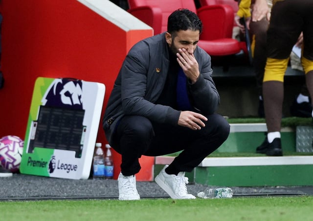 Soccer Football - Premier League - Brentford v Manchester United - GTech Community Stadium, London, Britain - September 27, 2025 Manchester United manager Ruben Amorim reacts REUTERS/David Klein