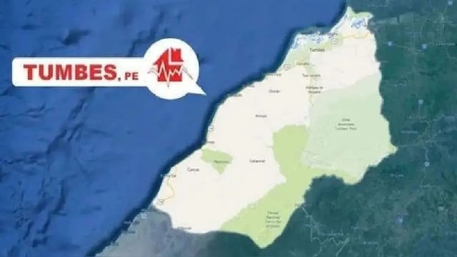 El sismo fue sentido a la 1:59 p.m.