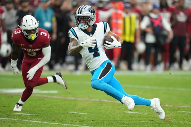 Tetairoa McMillan has emerged as a promising player for the Panthers.