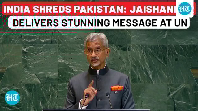 India’s Foreign Minister S. Jaishankar delivered a fiery address at the UN General Assembly