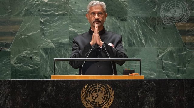 Jaishankar at UNGA | Image: @DrSJaishankar