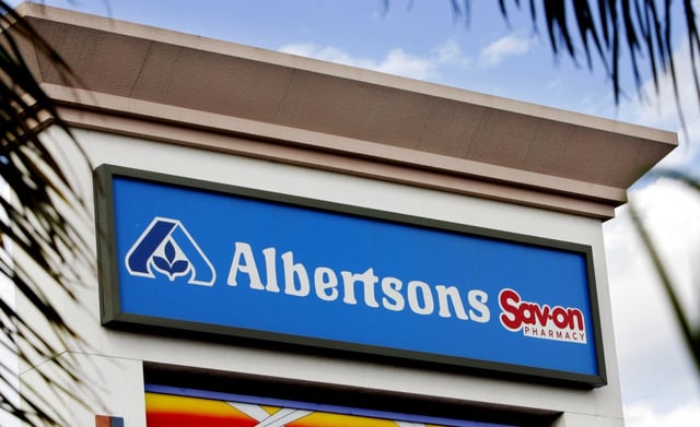 Two underperforming Albertsons supermarkets in Irvine are closing next month and will be replaced by Asian-owned H Mart grocery stores. (AP file photo/Reed Saxon)