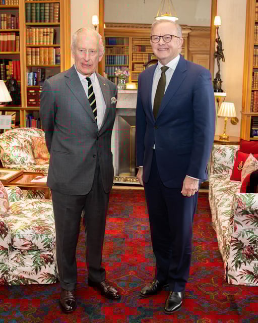 Prime Minister Anthony Albanese has met King Charles at Balmoral Castle after flying to Scotland for a private audience at the highlands estate.