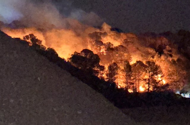 El incendio de la partida Garduix