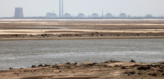 La centrale nucléaire de Zaporijjia, le 7 juillet 2023 en Ukraine