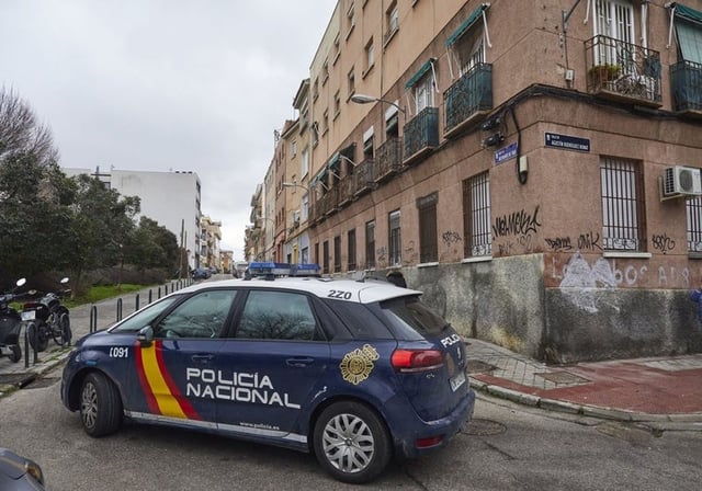 Una patrulla de la Policía Nacional, en el distrito de Carabanchel en una imagen de archivo