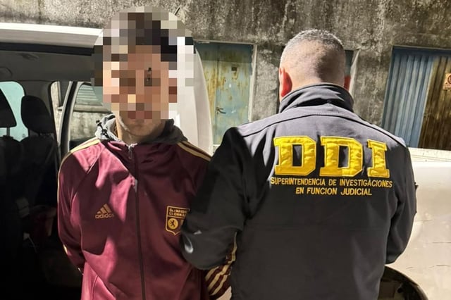 El sospechoso fue detenido por la policía bonaerense