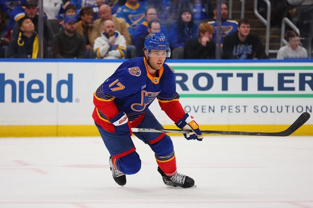 Cam Fowler, St. Louis Blues (Photo by Dilip Vishwanat/Getty Images)